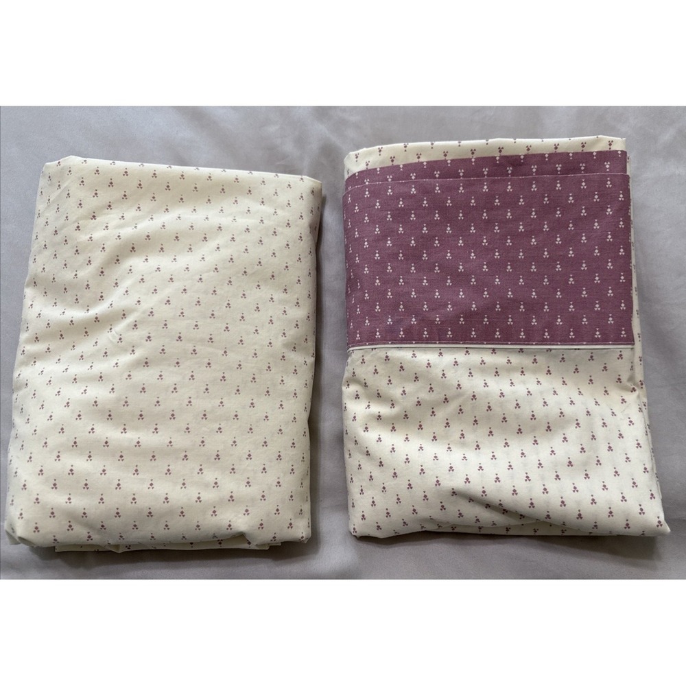 Vintage Laura Ashley Sheets Twin Sanford Court Flat & Fitted Only No Pillowcases